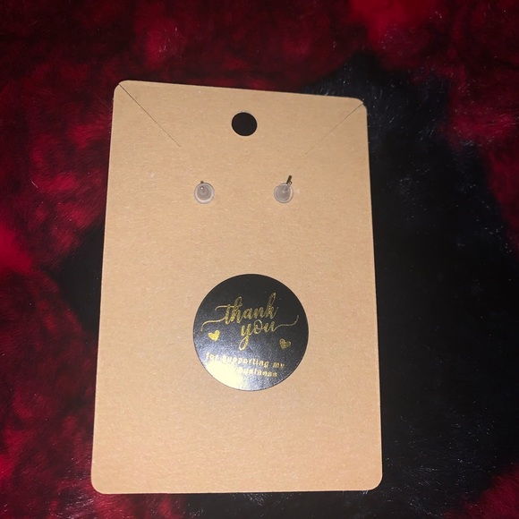 Triple heart earrings. - Picture 2 of 2